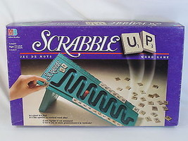 Scrabble UP 1996 Board Game Milton Bradley 100% Complete EUC Bilingual @@ - £12.45 GBP