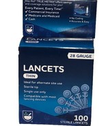 Rite Aid 28 Gauge Sterile Lancets - Pack of 100-Brand New-SHIPS N 24 HOURS - £6.73 GBP