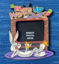 Vtg Looney Tunes Vinyl TV Picture Frame Magnet 1998 Bugs Bunny Eh Whats Up Doc? - $15.43