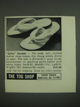 1974 The Tog Shop Bernardo Sandals Advertisement - Softy Sandals - £14.78 GBP