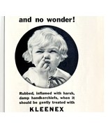 Kleenex Dispoable Tissues 1933 Advertisement Children Raw Tender Nose DW... - £15.68 GBP