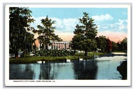City Park Landscape New Orleans LA Louisiana Unused UNP WB Postcard Z8 - £3.53 GBP