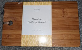 New in wrapper Grove Collaborative Bamboo Cutting Board 14.9&quot; x 9&quot; x .8&quot; - £6.35 GBP