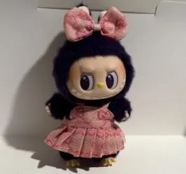 Pink Dress and Bow for Labubu Doll - $27.57 CAD