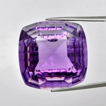Amethyst, Approx.  42.3cwt. Unique Cut. Natural Earth Mined. 23.8x23.8x1... - $399.99