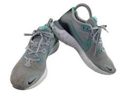 Nike Renew Women Running Shoes Gray Green 7.5W Wide Athletic CW7436-007 Sneakers - $19.62