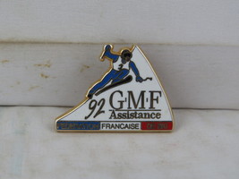 Vintage Olympic Pin - GMF French Ski Team Albertville 1992 - Inlaid Pin  - £12.04 GBP