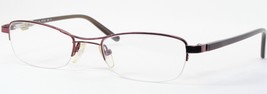 Scandinavian Frames TEKLA C3 Bordeaux Lunettes Métal Cadre 49-19-140mm - £57.29 GBP