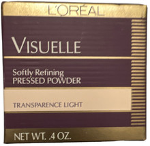 L'oreal Visuelle Soft Refining Pressed Powder (Transparence Light) (.4 Oz) New - $14.62