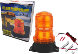 [Upgrade] 30 LED Strobe Light with Magnetic, 10-110V Amber Emergency Warning Fl - £27.69 GBP