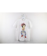Vintage 90s Betty Boop Womens XL Distressed Spell Out Hip Hop T-Shirt Wh... - $2,227.46 MXN