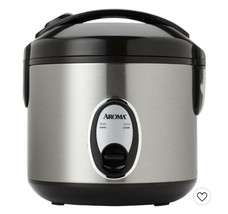 Aroma 8 Cup Rice Cooker - Stainless Steel ARC-904SB (t,a) - £108.21 GBP