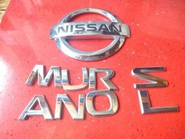 03-2007 Nissan Murano SL Emblem Badge Logo Letter Trunk Gate Chrome OEM ... - $20.69