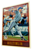 Toronto Blue Jays MIKE TIMLIN Topps Baseball Card  #23 S375 - £1.56 GBP