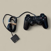 Sony PS2 Playstation DualShock 2  SCPH-10010 OEM Analog Controller Black - £7.61 GBP