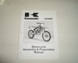 2006 Kawasaki KX450F Moto Montaggio Preparazione Manuale Fabbrica OEM Li... - $44.94