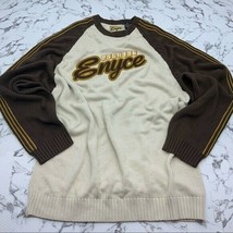Men&#39;s Enyce Brown Cream Crewneck Sweater - $125.00