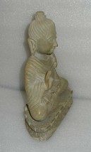9.5&quot; Marble Buddha Handmade Figurine Lord Worship Hindu Sculpture Home Decor Art - £149.07 GBP