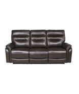 Contemporary Leather Motion Sofa: Reclining &amp; USB - $2,483.57 CAD