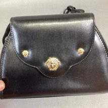 Vintage Maraolo Black Genuine Leather Shoulder Bag Made in Italy - $74.25