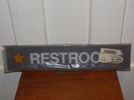 Vintage Restrooms Plastic Sign - $44.55