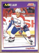 1991-92 Score American #249 Mike Lalor Washington Capitals - $1.51