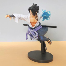 20CM Naruto Sasuke Uchiha Figure PVC Anime Action Model Toy Gift Decoration - $219.08 MXN