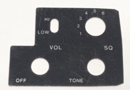 NOS Uniden Force Handheld Radio Replacement Controls Label Plate JDPA480... - £8.39 GBP