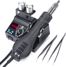 WEP 8858-V Hot Air Rework Station Kit, Compact, 3 Nozzles, Tweezers,Temp... - $1,885.04 MXN