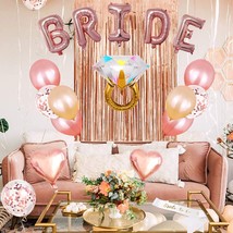 Bachelorette Party Balloon Set Bride Shoulder Strap Diamond Ring Party D... - £23.85 GBP