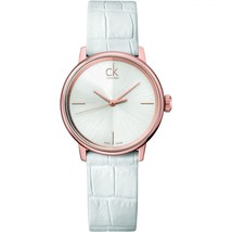 Calvin Klein K2Y2Y6K6 Accent Rose Gold Stainless Steel Women&#39;s Watch - $174.83