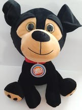 Dave &amp; Busters Plush Puppy Dog Stuffed Animal Mascot Black Cute Gift Restaurant - £39.87 GBP