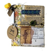 Collage Cover Custom Junk Journal Removable Ephemera Mini Junk Journal - $63.99