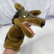 Dakin Big Bad Wolf Coyote Hand Puppet Plush Stuffed Toy 1983 Vintage - $13.99