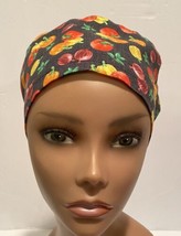 Colorful Bell Peppers Scrub Hat, OR Hat, Chef, Grill Master, OR Tech, Nurse - £14.01 GBP
