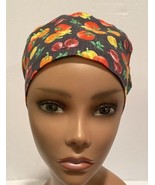 Colorful Bell Peppers Scrub Hat, OR Hat, Chef, Grill Master, OR Tech, Nurse - £14.02 GBP