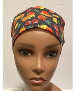 Colorful Bell Peppers Scrub Hat, OR Hat, Chef, Grill Master, OR Tech, Nurse - $24.39 CAD