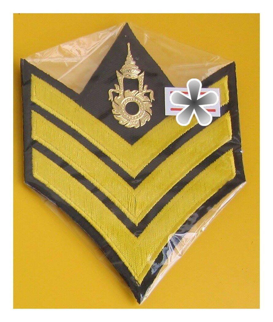 #0029 Thai Army Corps regimental gilded lapel pin badge Militaria Surplu... - $9.49