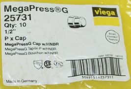 Viega MegaPress G 25731 Carbon Steel Cap HNBR Package Of Ten image 4