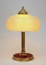 Viennois Art Nouveau Lampe Kaffeehausleuchte Lampe de Cuivre Vienne 1920... - $5,737.17 MXN