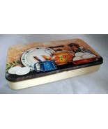 Vintage TIN BOX COMPANY Kitchen Still Life Rectangular Box (1983) Japan - $19.50