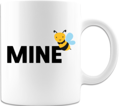 Novelty Mug Be Mine Ceramic Coffee Mug Printed Both Sides Great Gift Idea White - £13.57 GBP