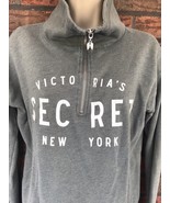 Victoria&#39;s Secret New York Sweatshirt Small Zip Neck Angel Wings Long Sl... - $9.50