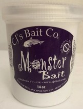 CJ&#39;s Catfish Punch Bait, Monster Flavor,14oz-RARE-BRAND NEW-SHIPS N 24 H... - £34.75 GBP