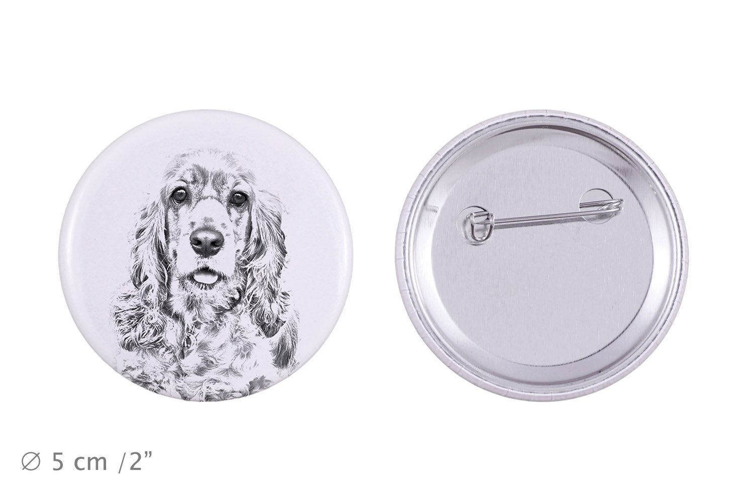 Primary image for Buttons with a dog - American Cocker Spaniel