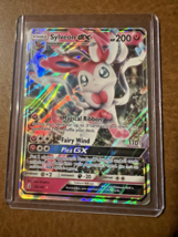 Sylveon GX - 92/145 - Guardians Rising Sun &amp; Moon Ultra Rare Holo Pokemo... - $9.90