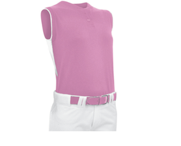 Champro Brand ~ Women&#39;s Size 2XL ~ Sleeveless ~ Fastpitch Jersey ~ Pink/... - $14.96