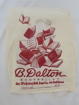 VINTAGE 1989 B Dalton Bookseller Store Plastic Shopping Bag - £15.47 GBP