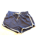 American Eagle Shorts Womens XS Navy Blue Athletic Gym Running Curved Nylon - £9.22 GBP