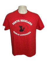 North Rockland World Languages Adult Medium Red TShirt - $332.91 MXN